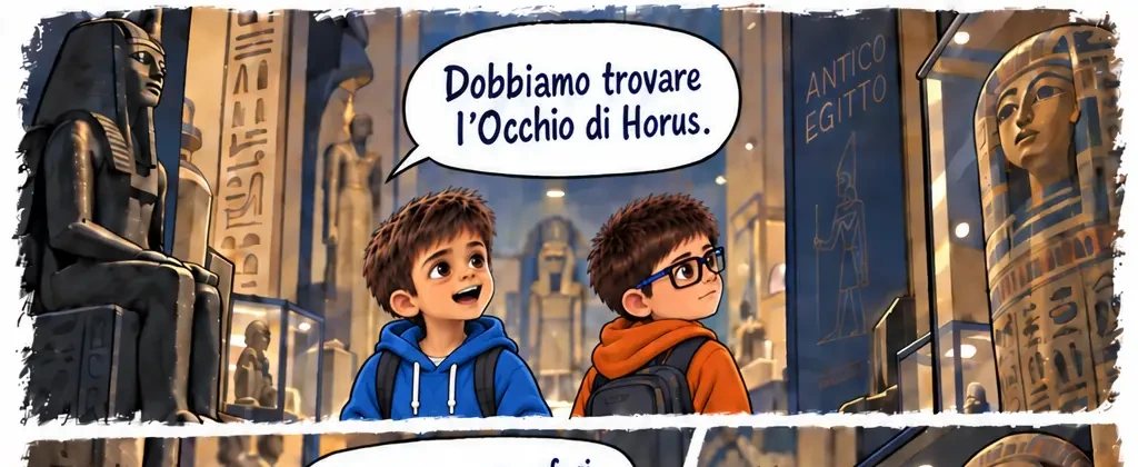 La prima scena della storia dell’Occhio di Horus